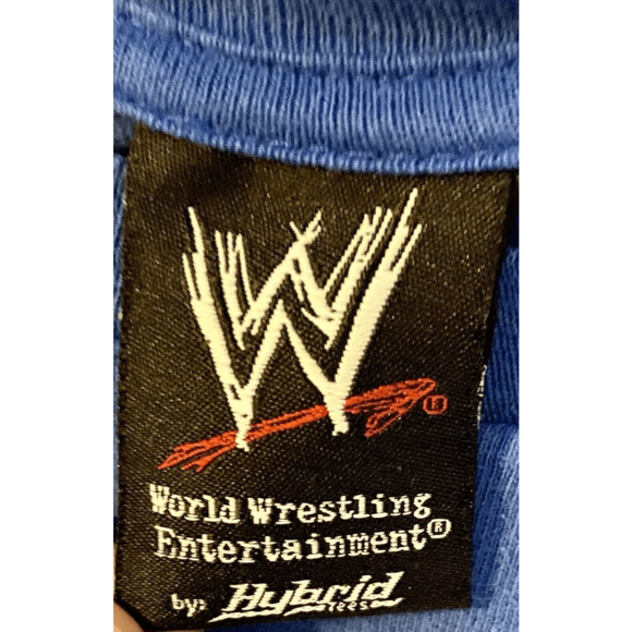 2009 Boy’s WWE Smackdown T-Shirt Blue Sz XL - Picture 3 of 8